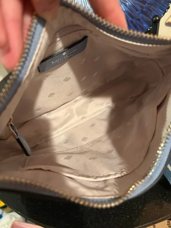 Kate Spade Light/Sky Blue Rosie Thick Strap Crossbody Purse - Picture 7 of 8